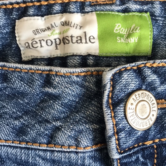 Aeropostale Bayla Skinny Jeans Junior’s Size 13/14 - Picture 5 of 8